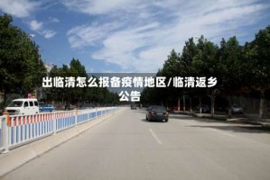 出临清怎么报备疫情地区/临清返乡公告