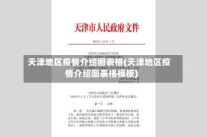 天津地区疫情介绍图表格(天津地区疫情介绍图表格模板)