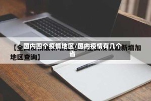 国内四个疫情地区/国内疫情有几个省