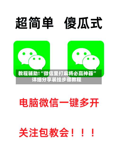 教程辅助!“微信里打麻将必赢神器”详细分享装挂步骤教程-第2张图片