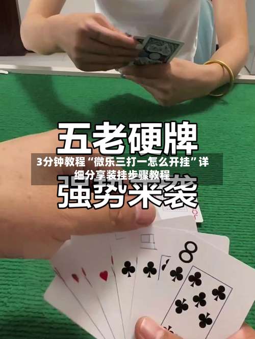 3分钟教程“微乐三打一怎么开挂	”详细分享装挂步骤教程-第1张图片