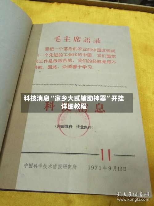 科技消息“家乡大贰辅助神器”开挂详细教程-第2张图片