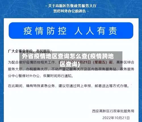 外省疫情地区查询怎么查(疫情跨地区查询)-第1张图片