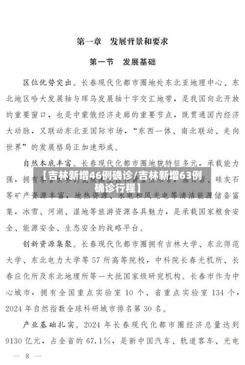 【吉林新增46例确诊/吉林新增63例确诊行程】-第1张图片