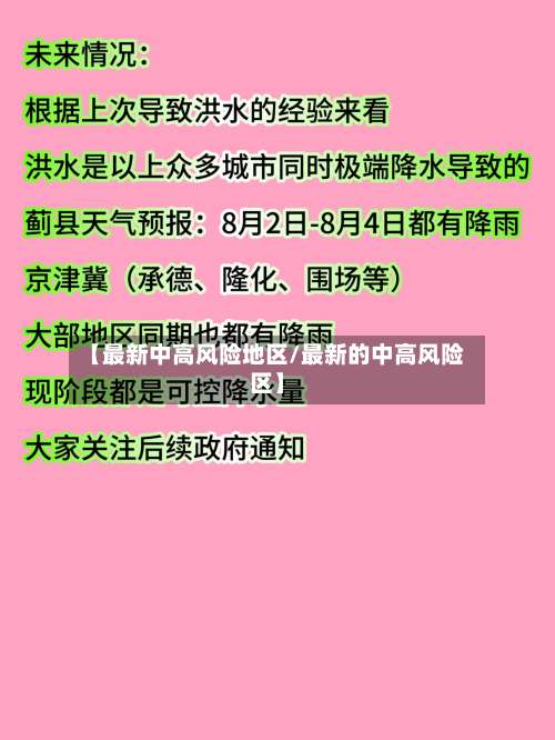 【最新中高风险地区/最新的中高风险区】-第2张图片