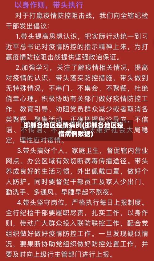 邯郸各地区疫情病例(邯郸各地区疫情病例数据)-第1张图片