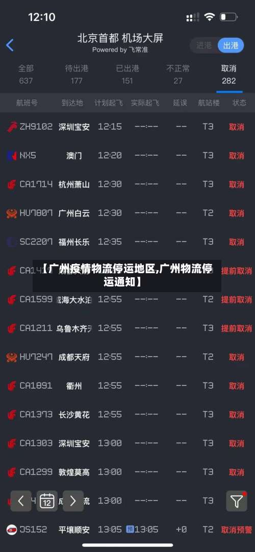 【广州疫情物流停运地区,广州物流停运通知】-第2张图片