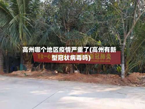 高州哪个地区疫情严重了(高州有新型冠状病毒吗)-第3张图片
