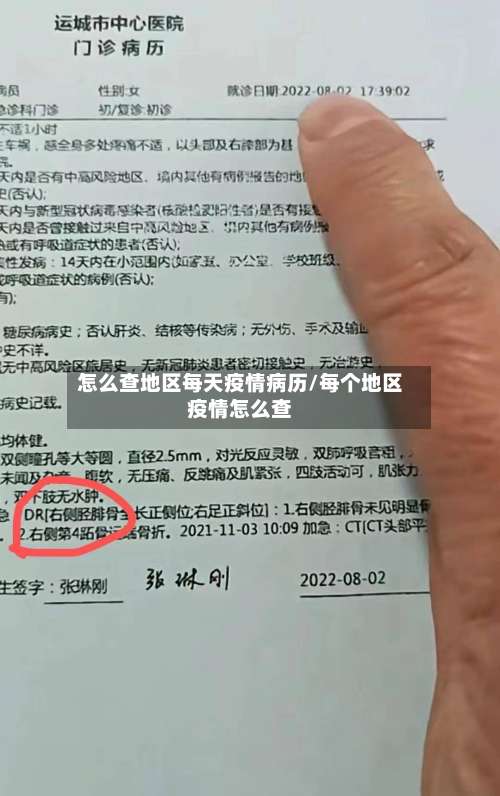 怎么查地区每天疫情病历/每个地区疫情怎么查-第1张图片